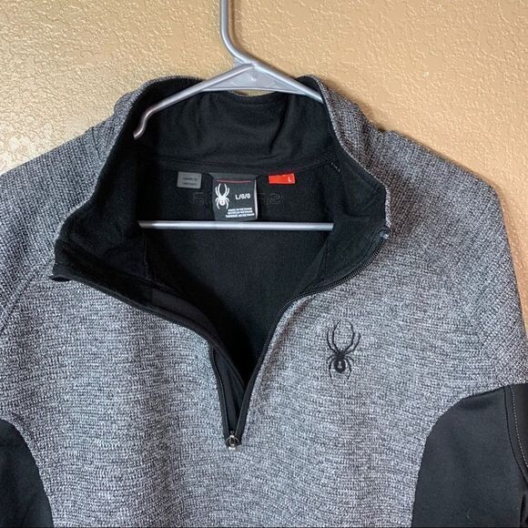 Spyder Mens 1/4 zip pullover sweater‎ - Picture 5 of 11